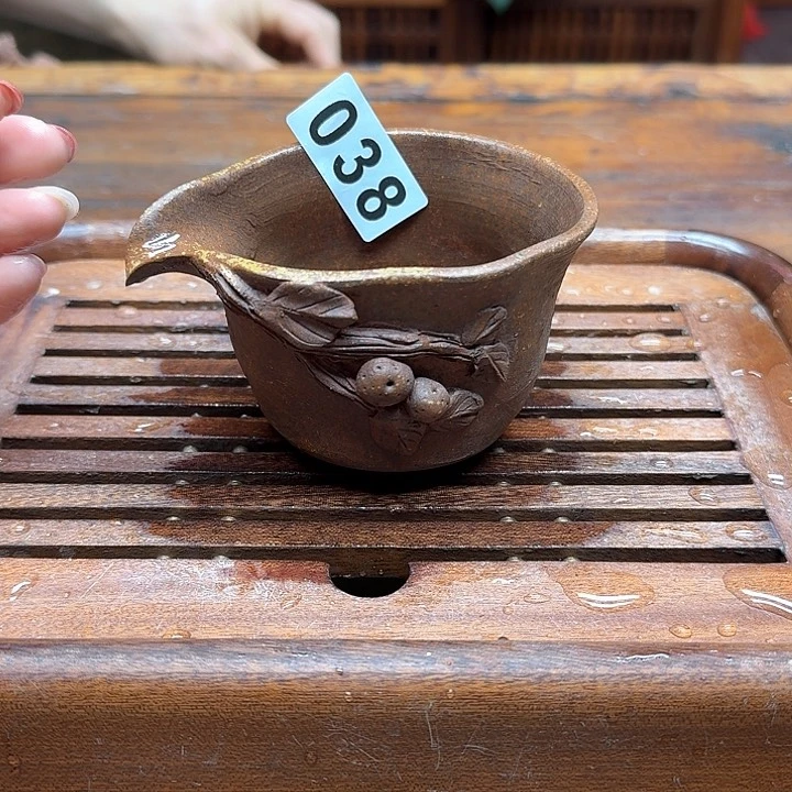 纯手工制作粗陶茶具