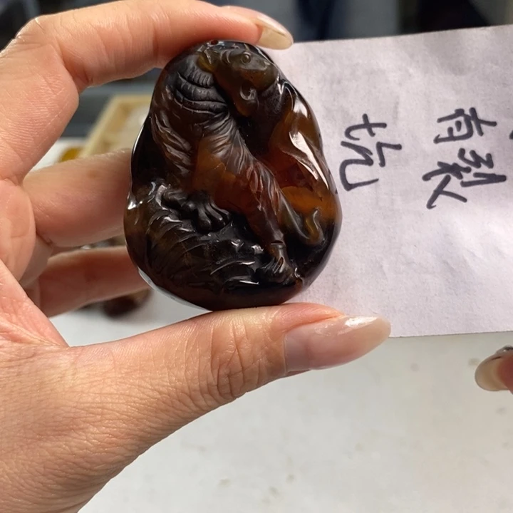 玛瑙/玉髓吊坠(不含链)未镶嵌