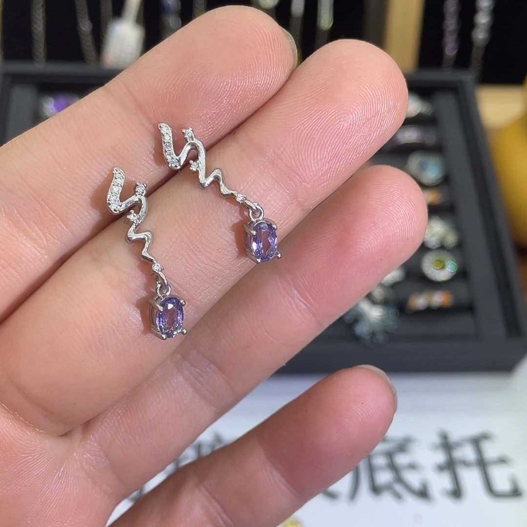 紫晶珠宝半成品未镶嵌