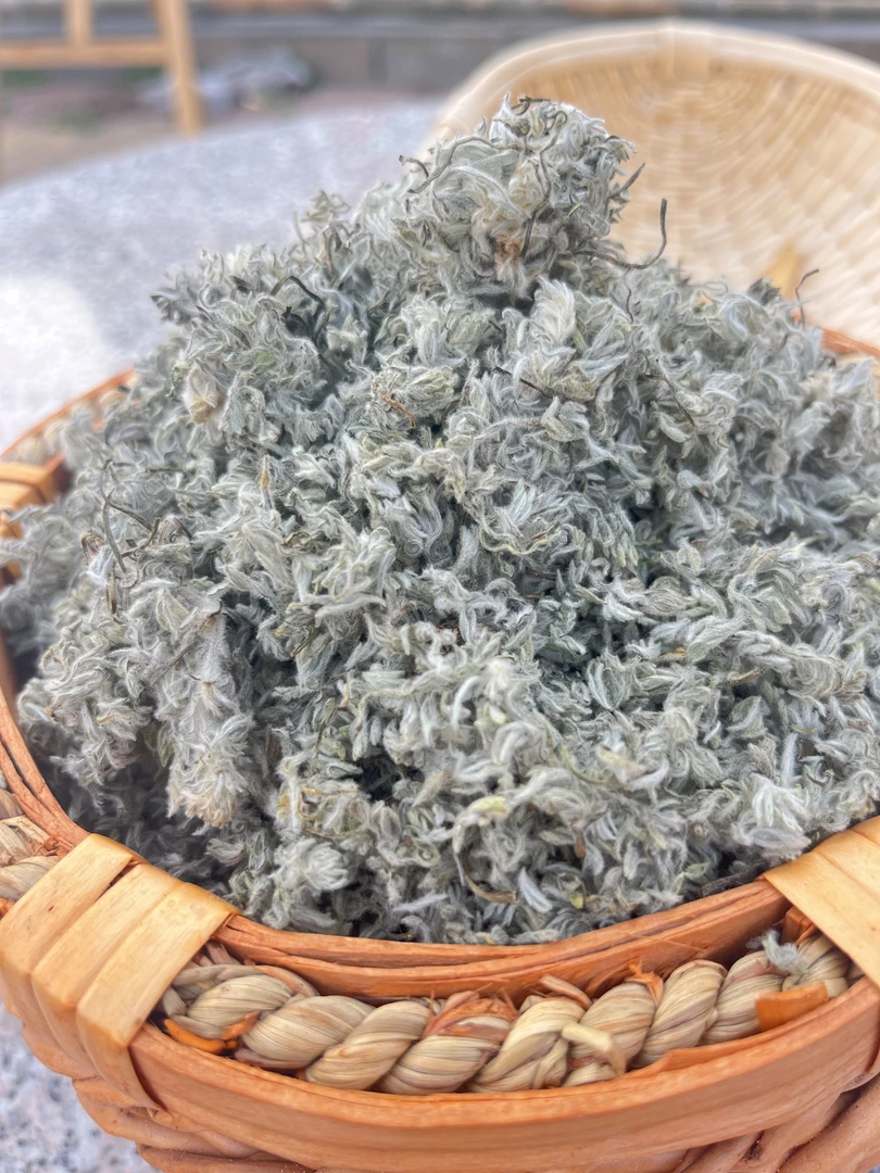 马陵山野生茵陈2025新货三月绵茵陈蒿茶白蒿茶炒制干货泡水罐装