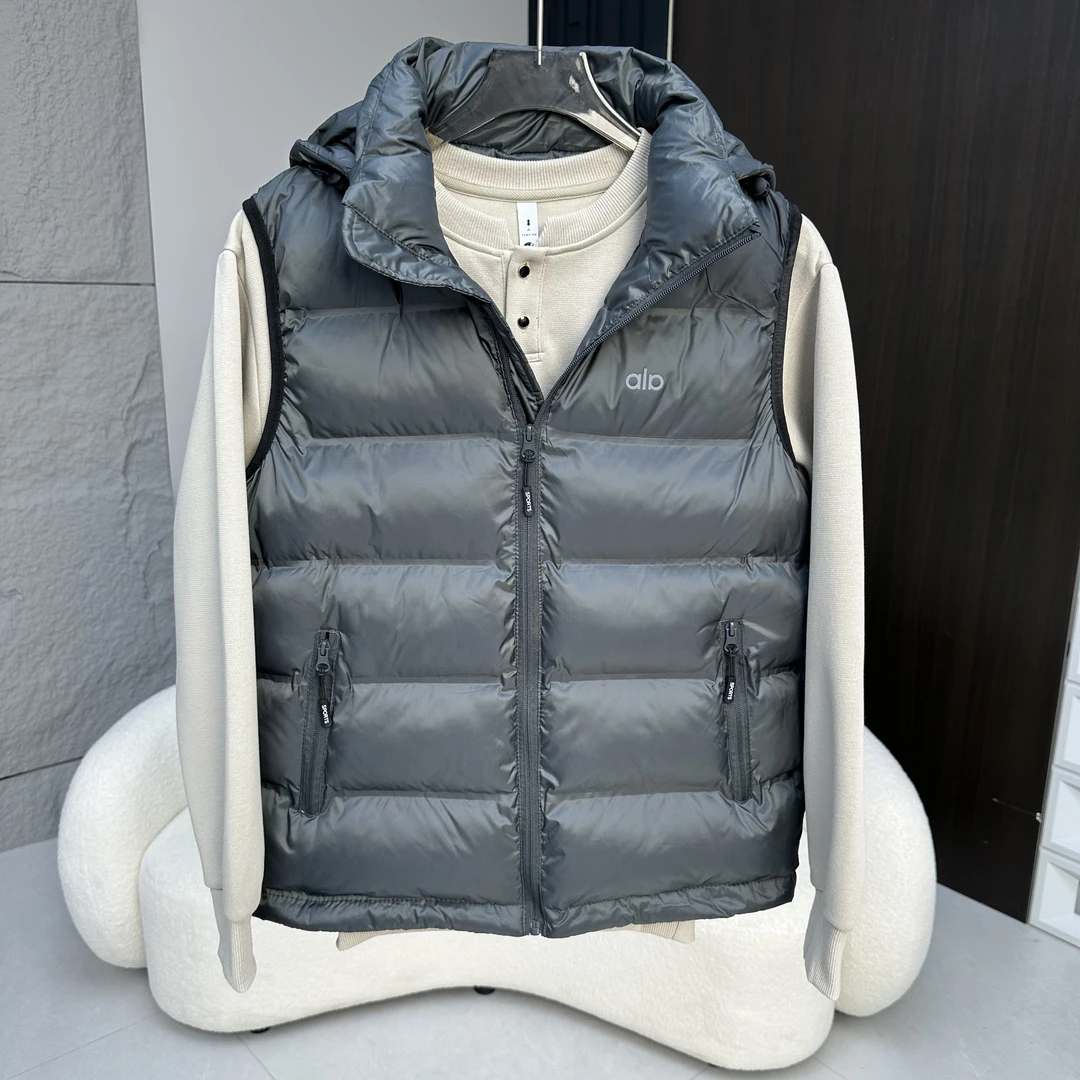 棉马甲秋冬新款可拆卸连帽潮牌加厚休闲坎肩背心纯色外套男女同款