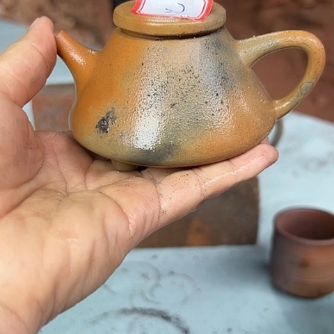 玩***呢戬谷龙窑柴烧茶壶27
