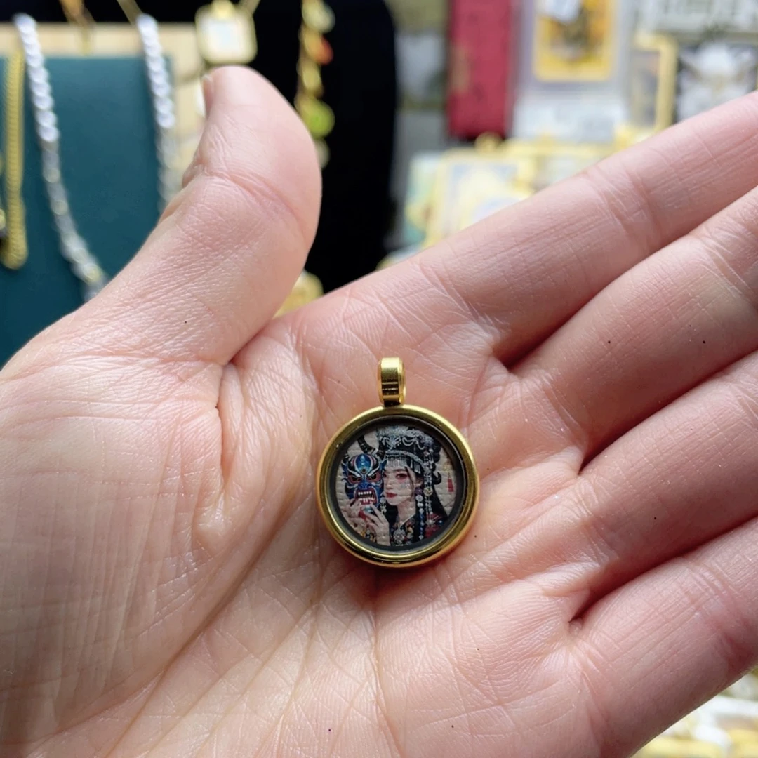 墨***雨铜铁合金类唐卡的制作方法与技巧第二