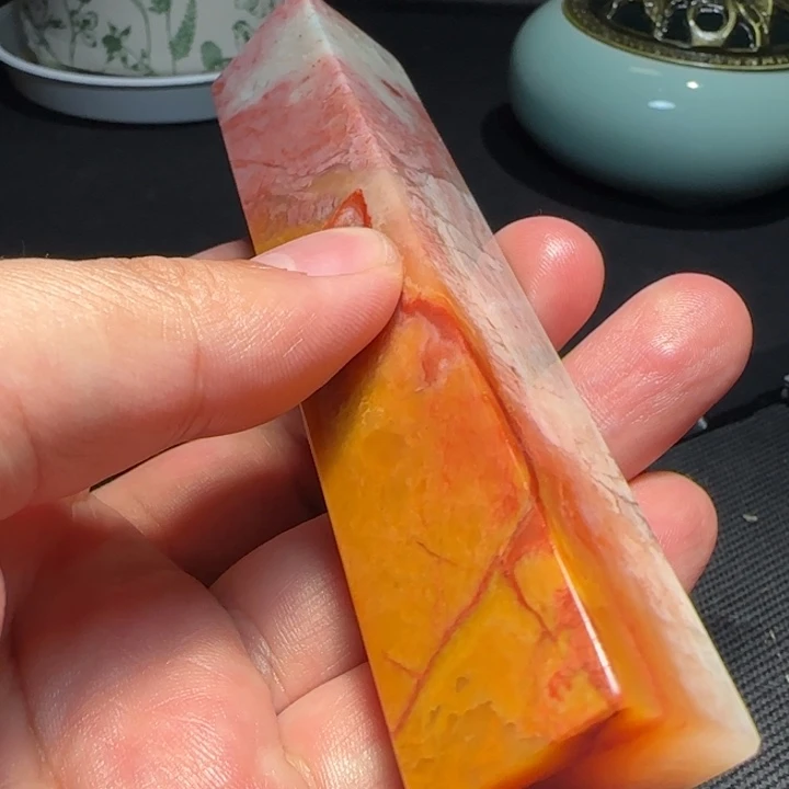 寿山石福集福寿山石印章