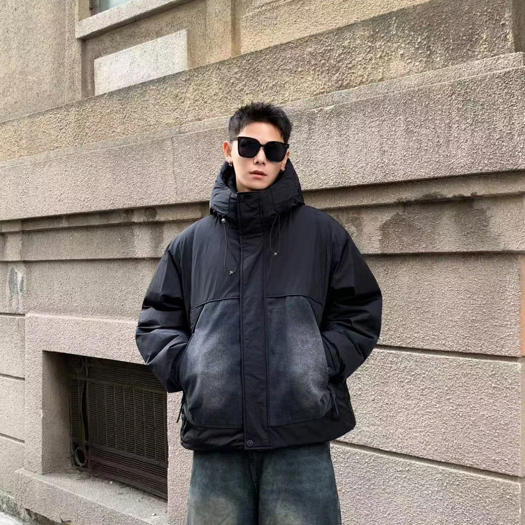 【2656男士90绒羽绒服】连帽保暖防寒秋冬户外外套