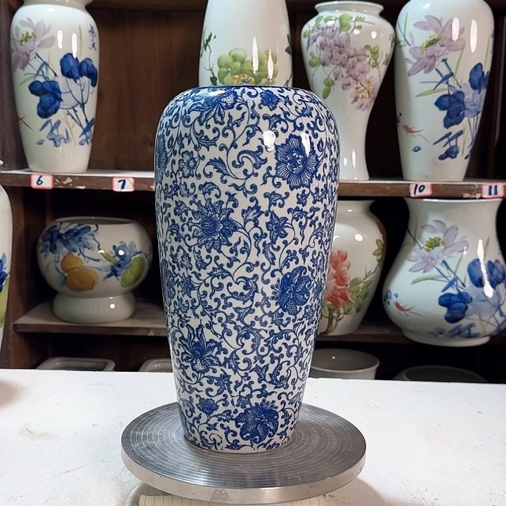 瓶大萝卜青花子连新款陶瓷陶瓷