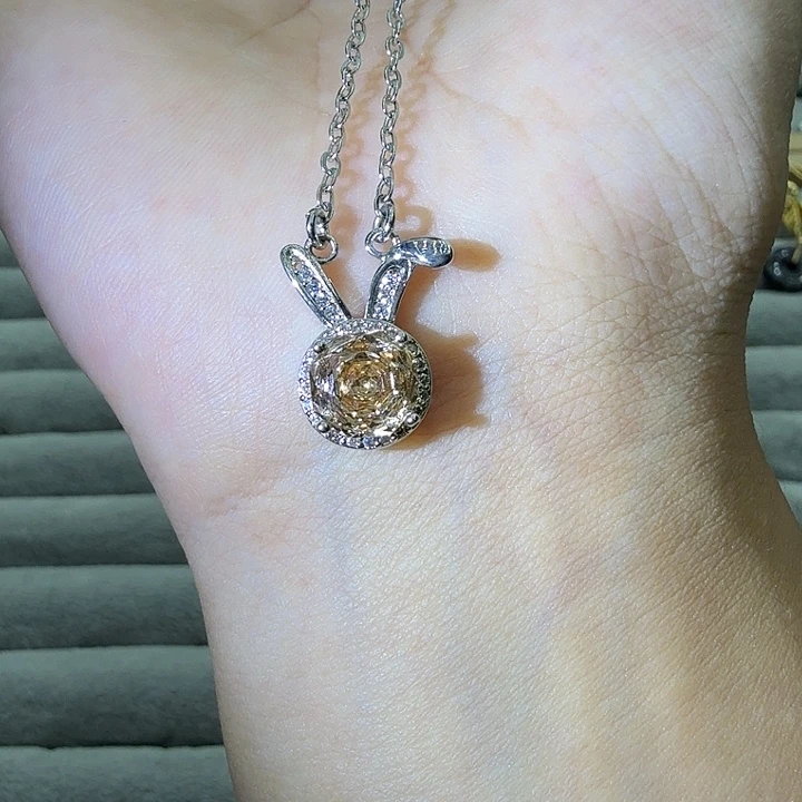 戒指水晶银S925镶嵌