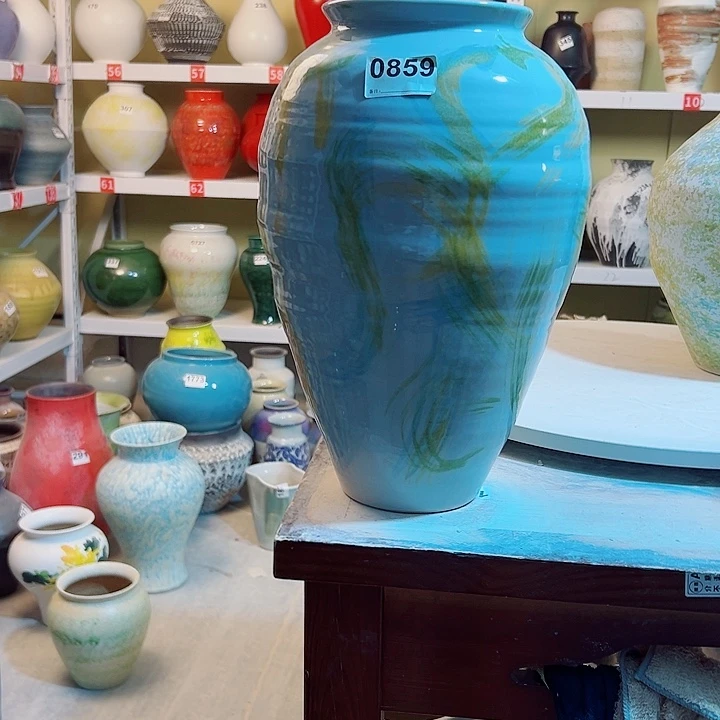 K****瓷片高40口14。摆件。0895