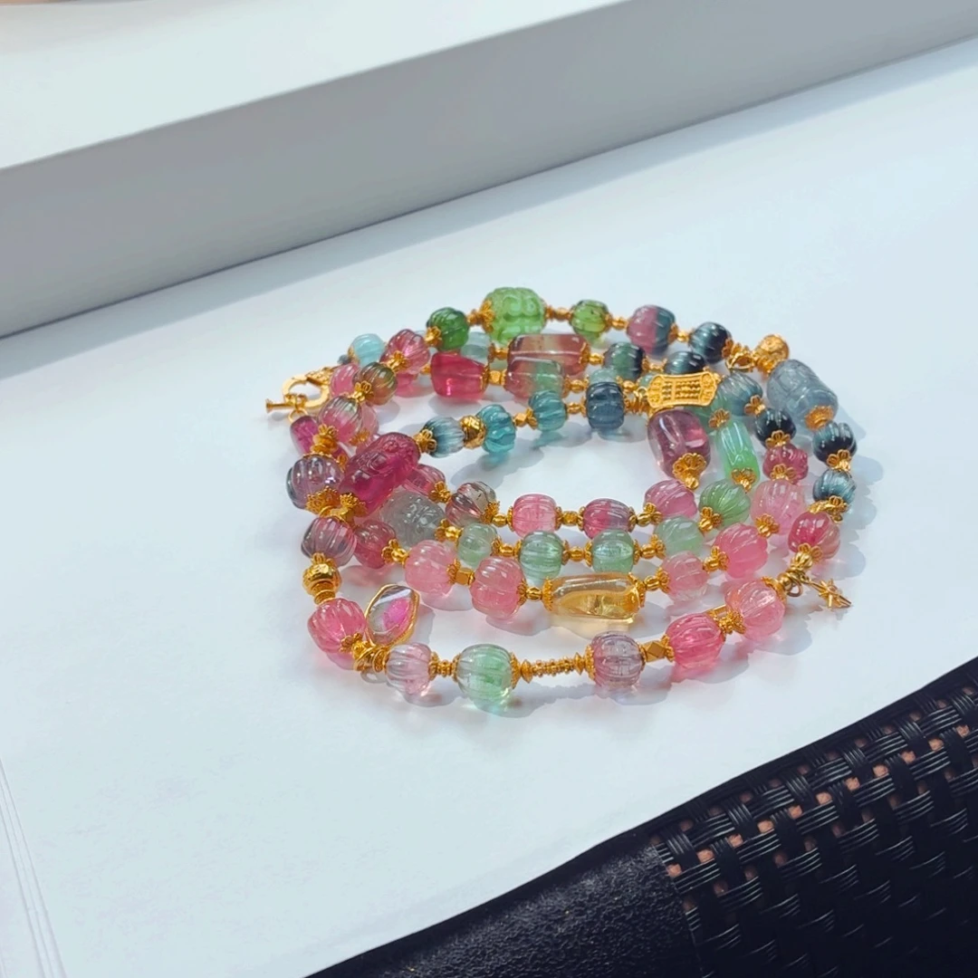 项链未镶嵌碧玺碧玺项链