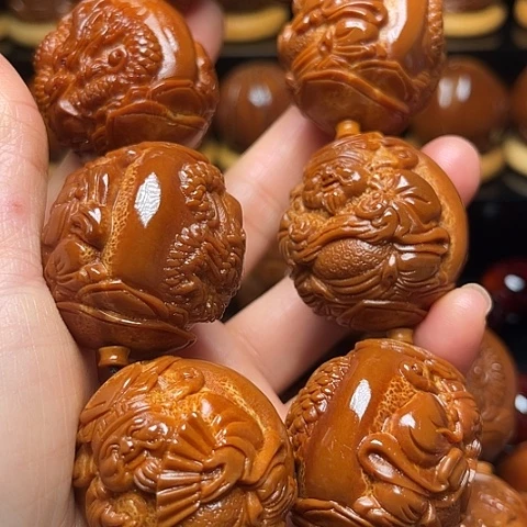 风***.手串/手链橄榄核龙财