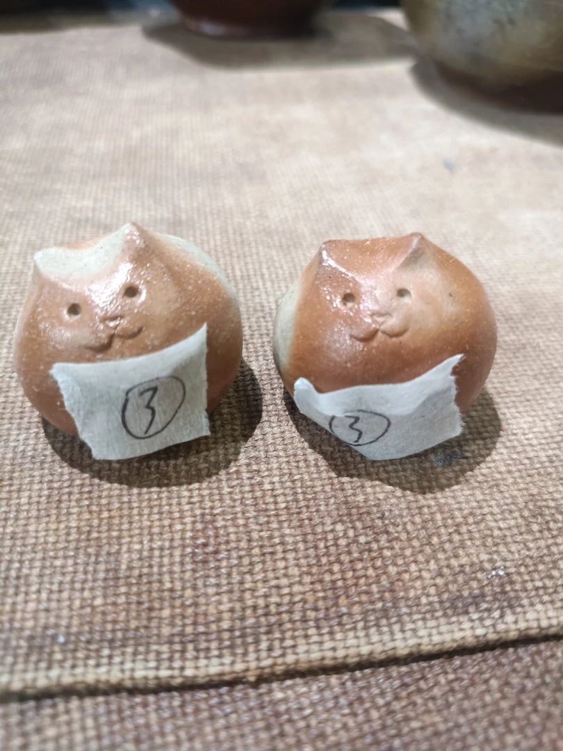 备前烧材烧茶宠物