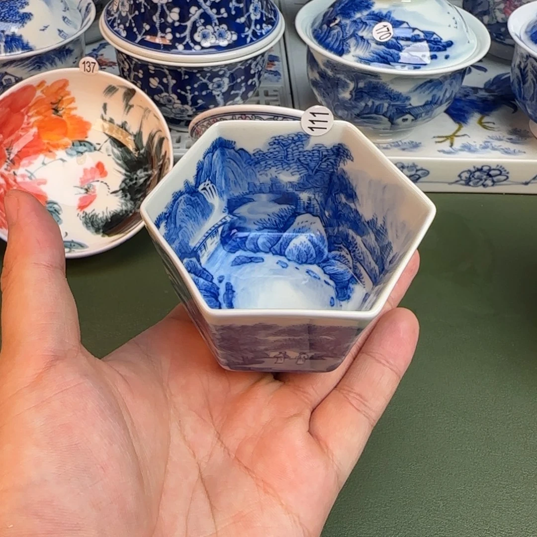 彦祖纯手工手绘茶具111