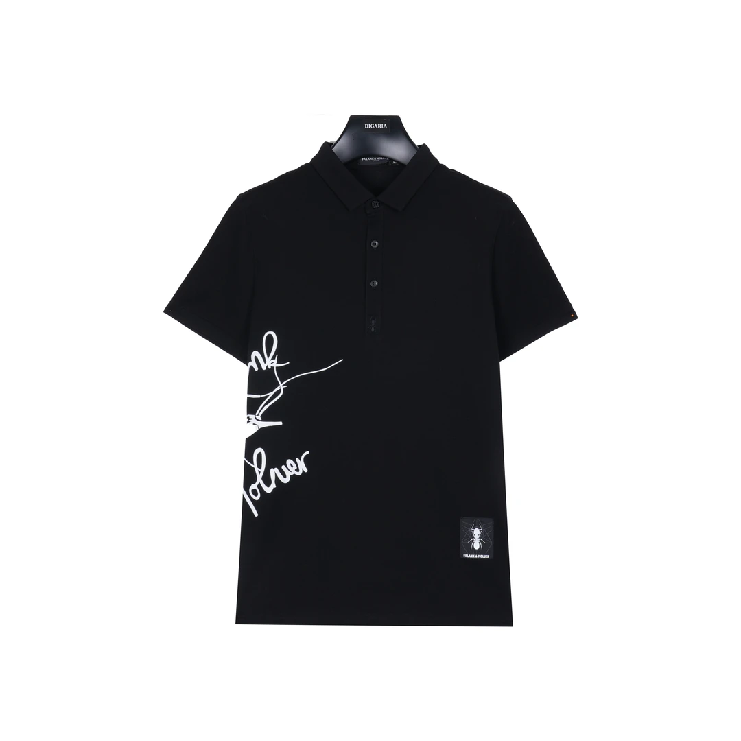 F&M春夏男款翻领修身净版时尚百搭短袖POLO衫