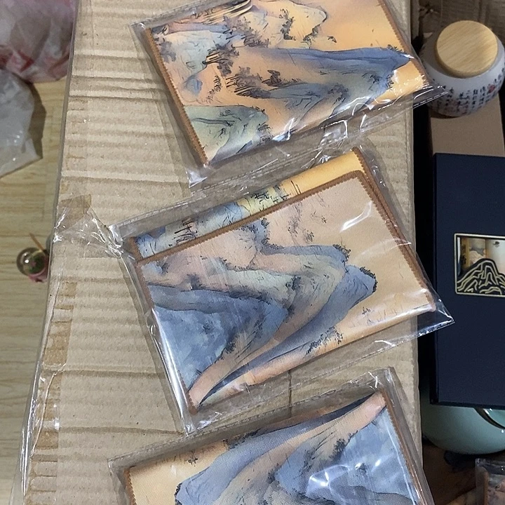 树脂三条茶巾 默认微瑕 树脂摆件