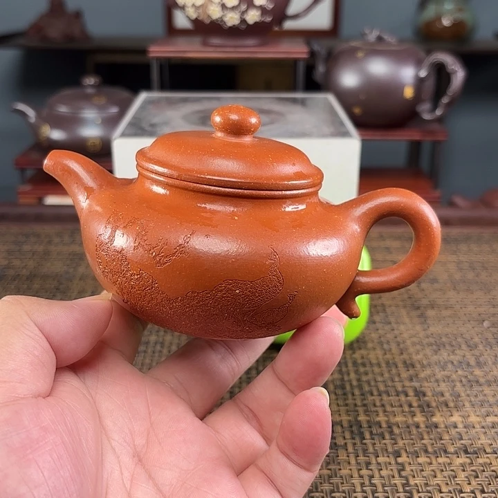 清***泉茶壶紫砂宜兴原矿泥料手工紫砂壶