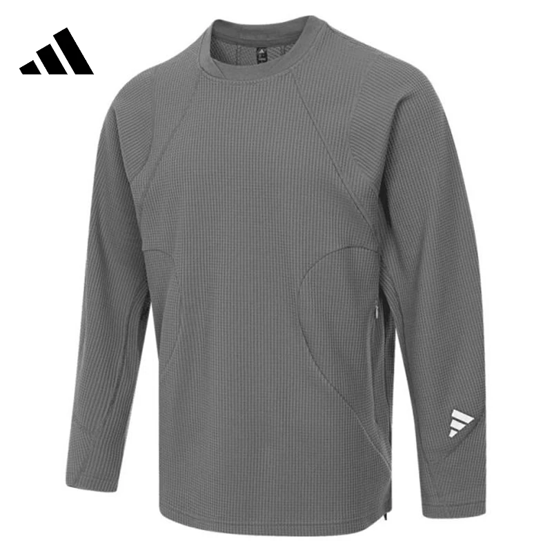 adidas阿迪达斯男子FUSTL LS T流光风针织长袖T恤JM8608