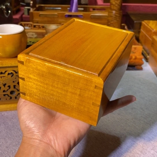 金丝楠金丝楠木小叶抽拉盒