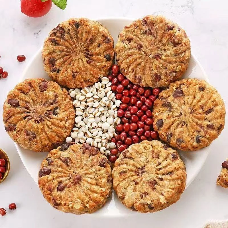 【到手500克】红豆薏米饼干粗粮谷物零食新鲜日期工厂直发