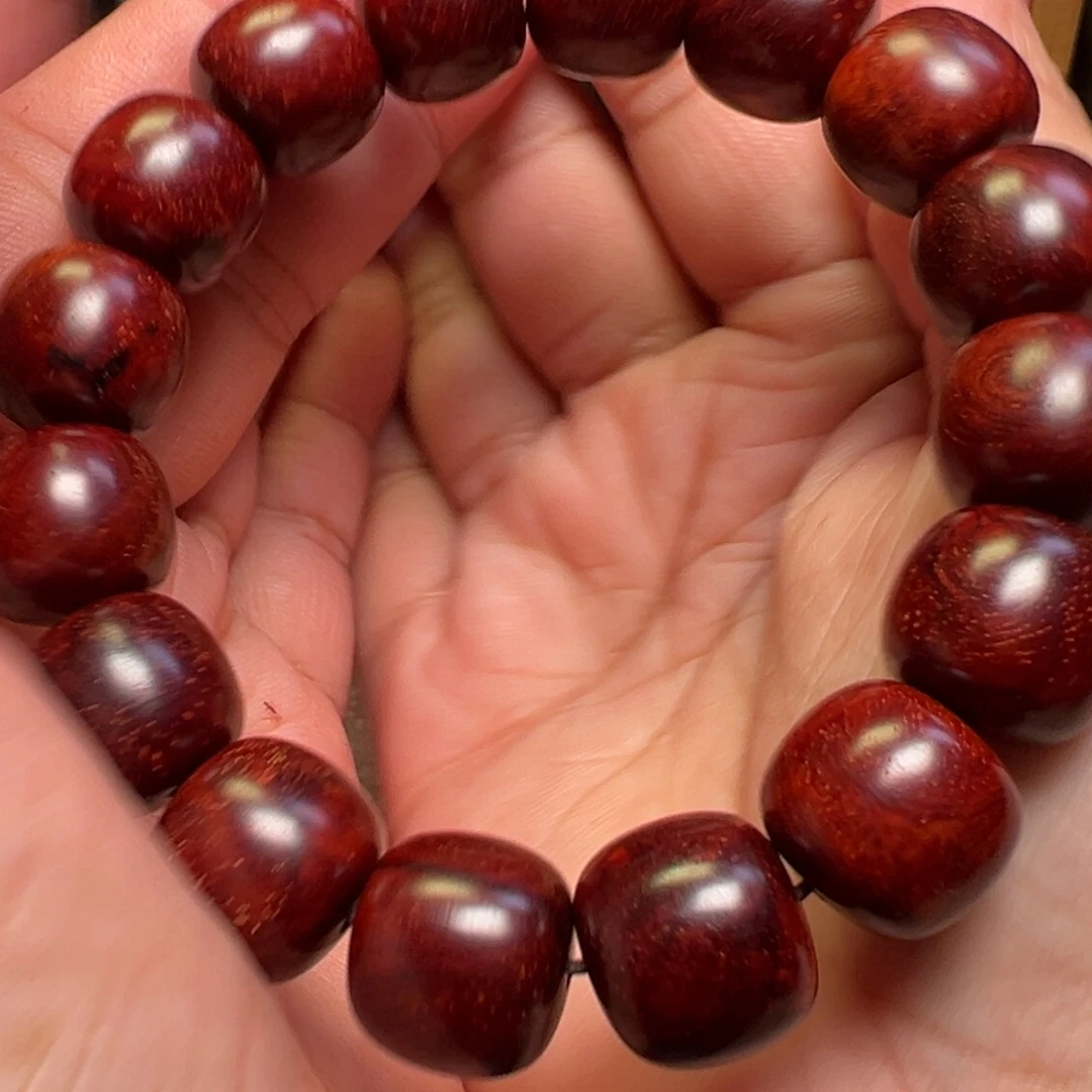 檀香紫檀（小叶紫檀）手串1314金星料