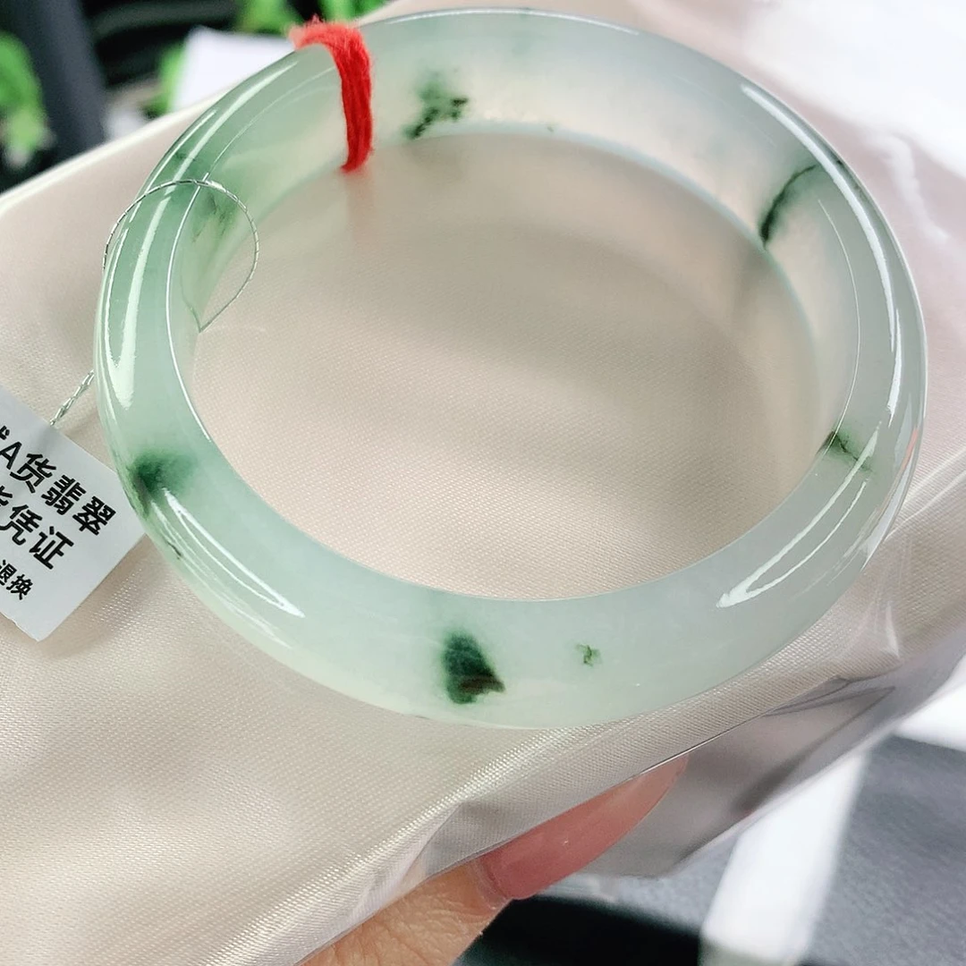 未镶嵌手镯翡翠57圈