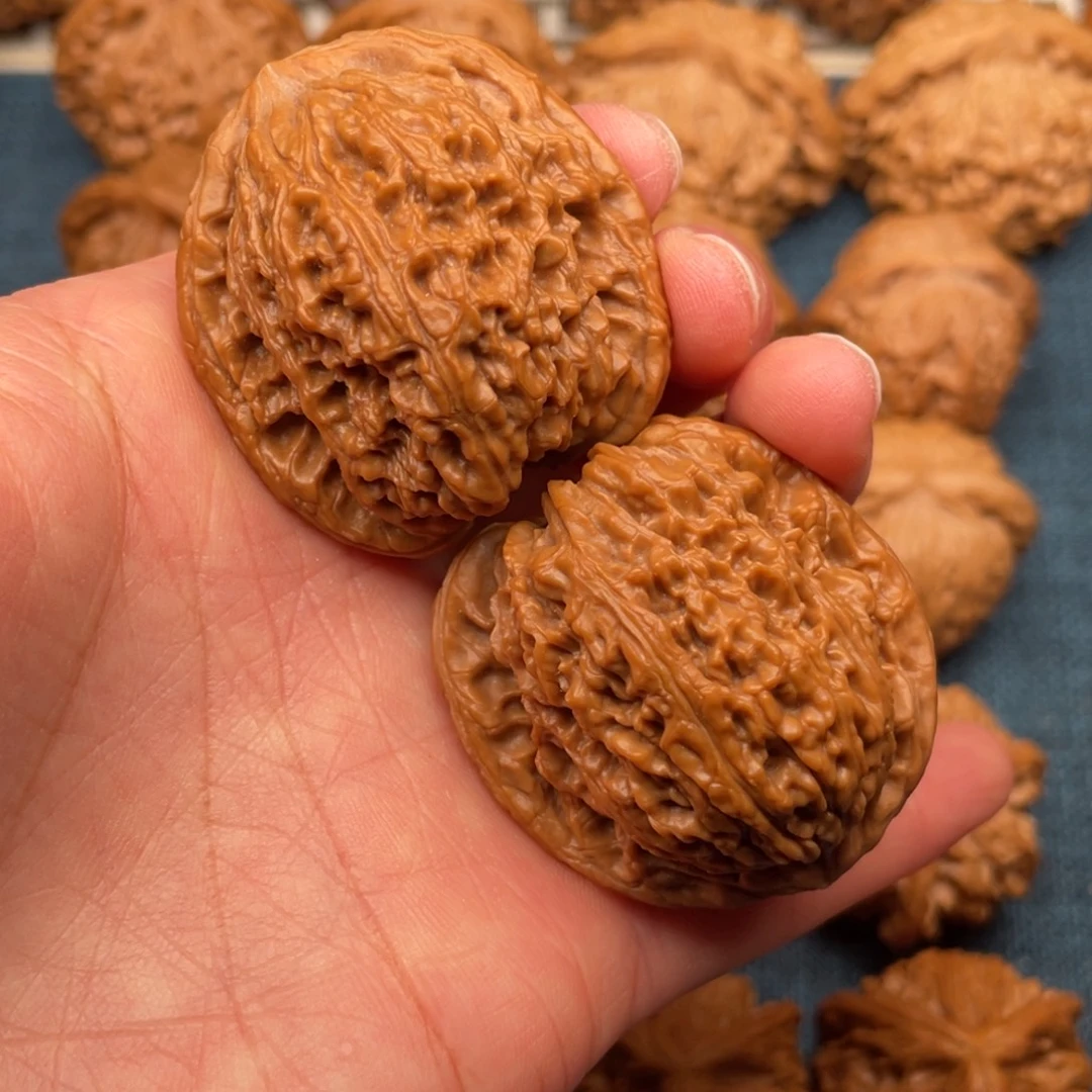 文玩核桃把件39全品高炮凹底南疆