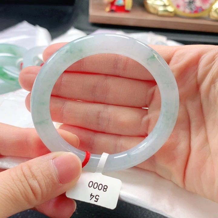 翡翠未镶嵌手镯缅甸A货翡翠手镯