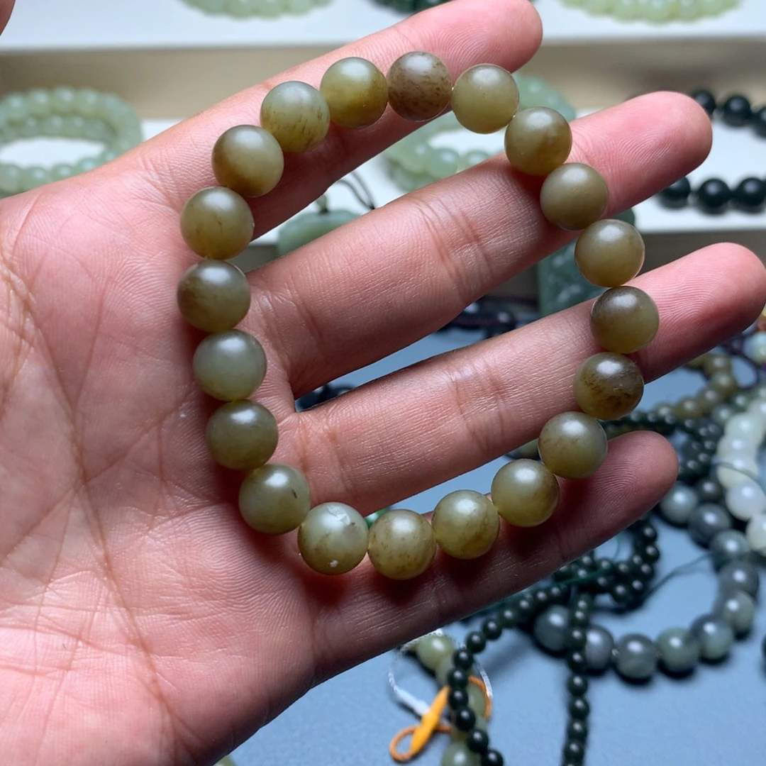 和田玉未镶嵌手链