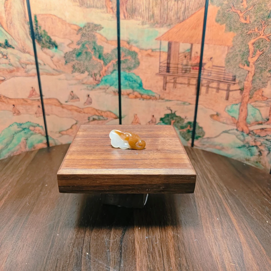 Y和田玉糖白吊坠0716