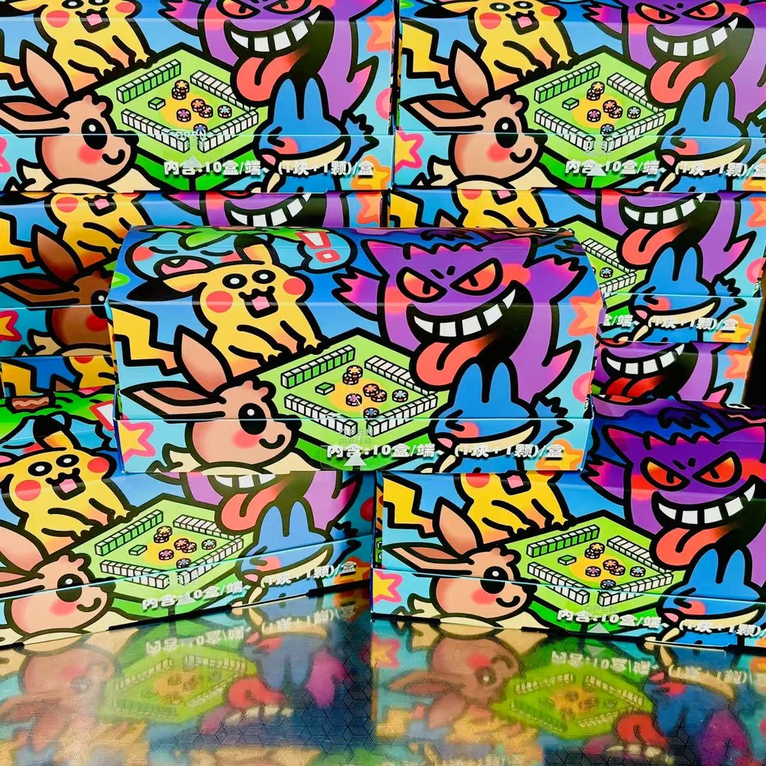 多罗社艺术家联名宝可梦潮玩麻将盲盒摆件（代拆）