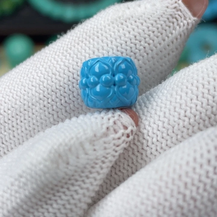 高瓷蓝10mm莲花老型