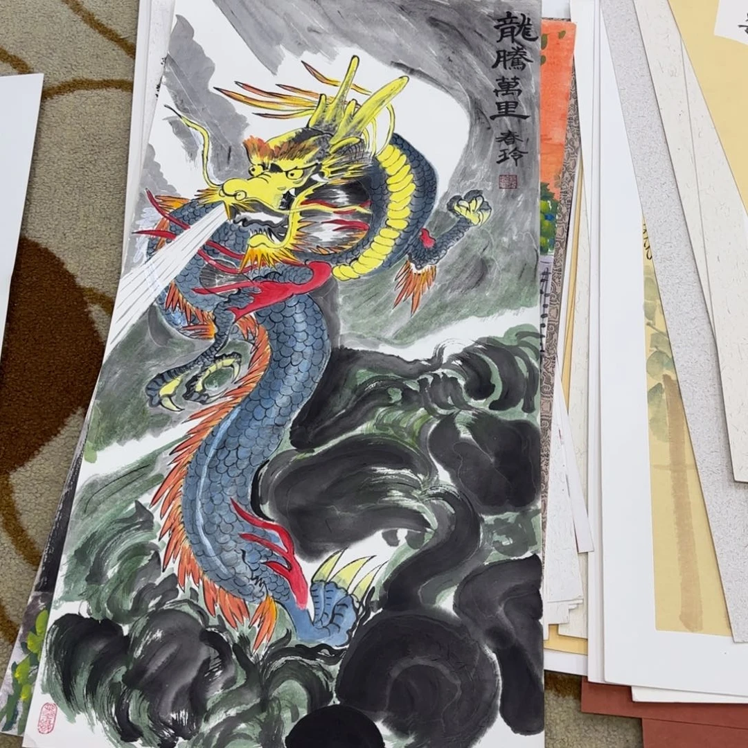 国画33-66卡纸作品艺