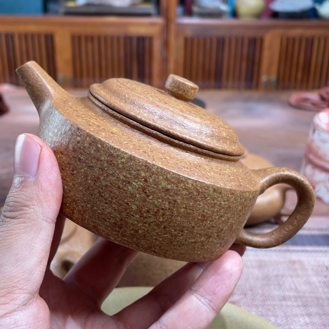 茶壶紫砂放**界宜兴紫砂原矿紫砂壶