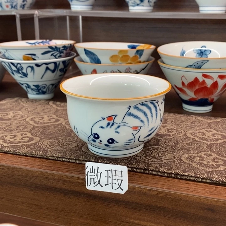 釉下老陶泥手工绘制