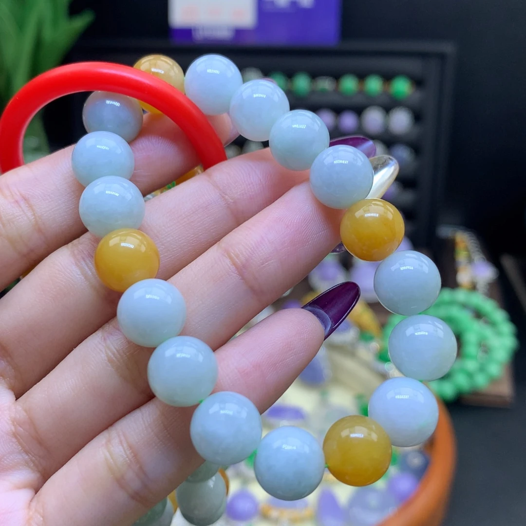 翡翠未镶嵌颈饰天然
