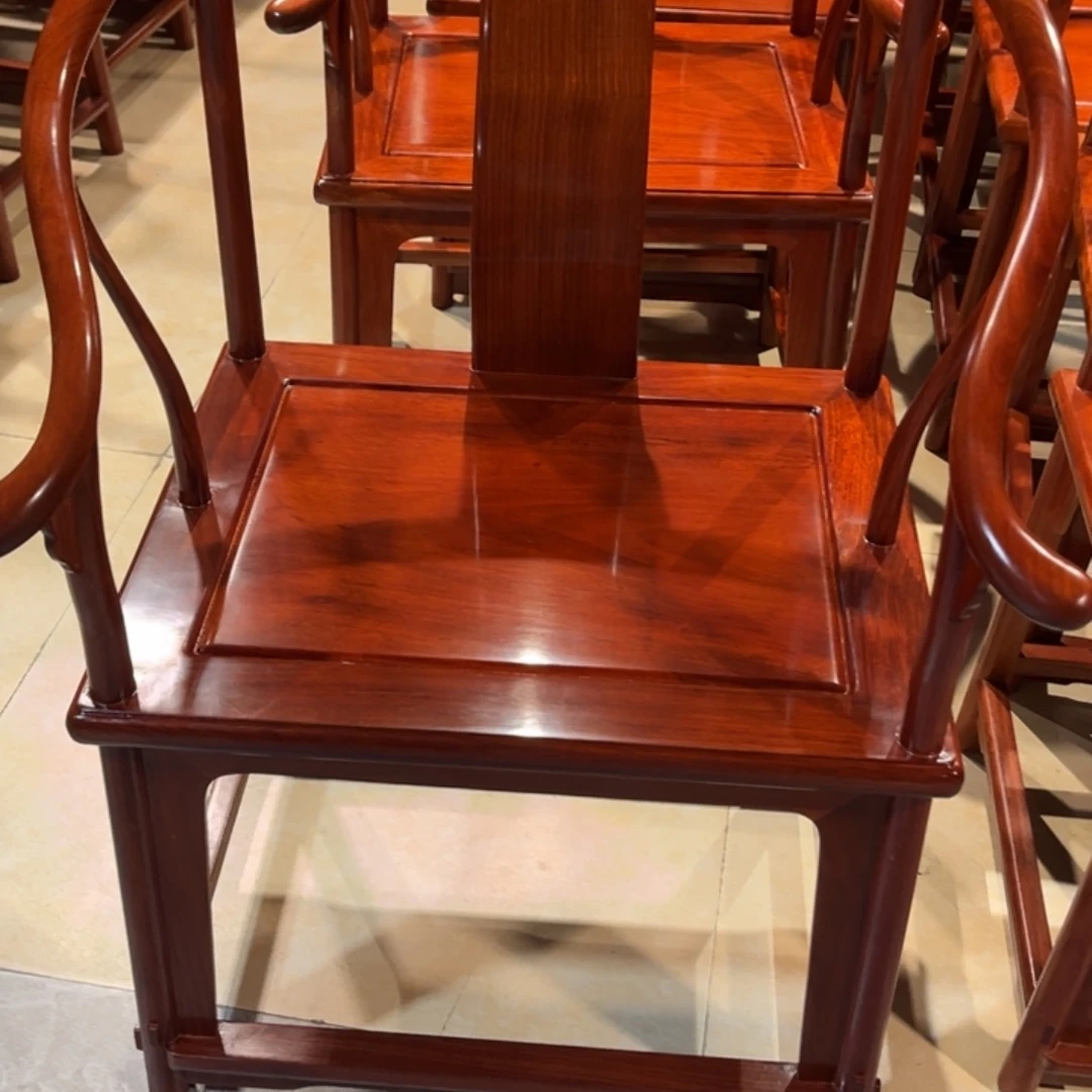 用***7成套家具紫檀木类圈椅补价