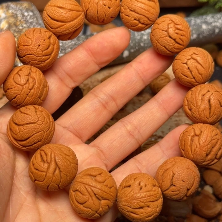 桃核手串龙纹桃核1