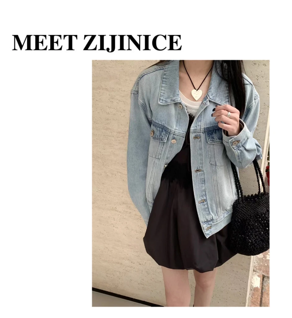 ZIJIN水洗蓝牛仔外套