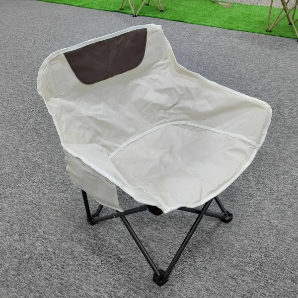 户外折叠月亮椅舒适透气加固加厚野餐折叠便携凳子露营沙滩椅