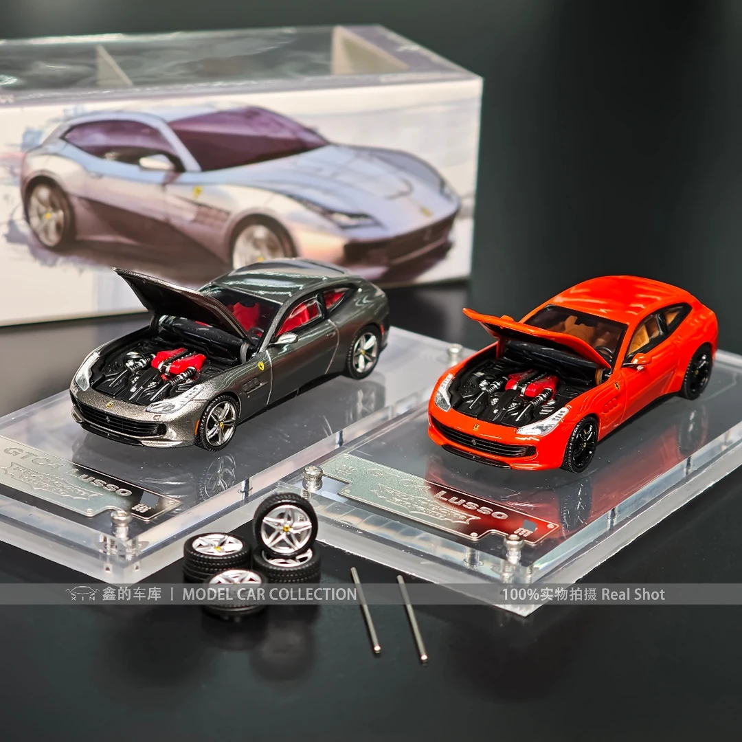 Phantom Knight PK 1:64 法拉利GTC4 Lusso 合金汽车模型摆件收藏
