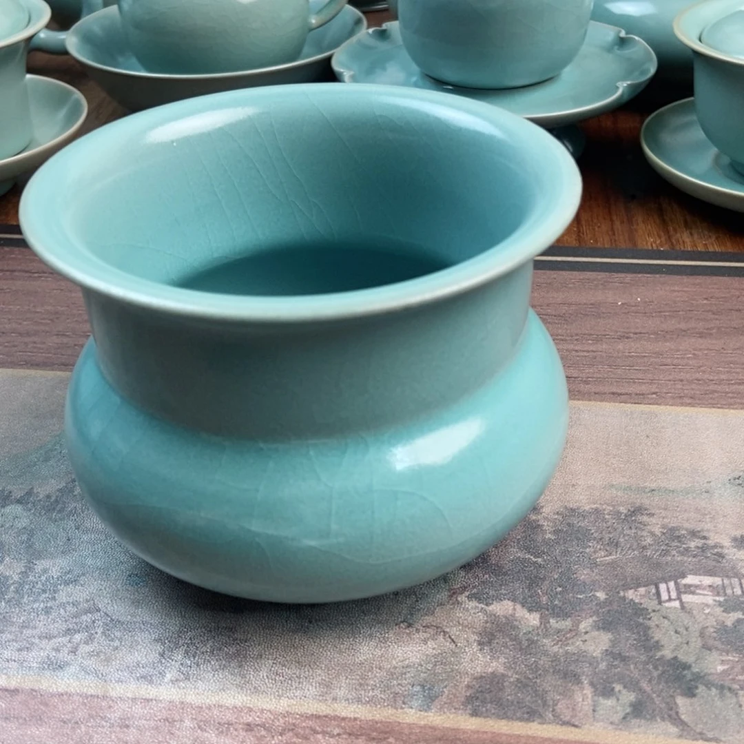 摆件原产地原矿汝瓷～茶器
