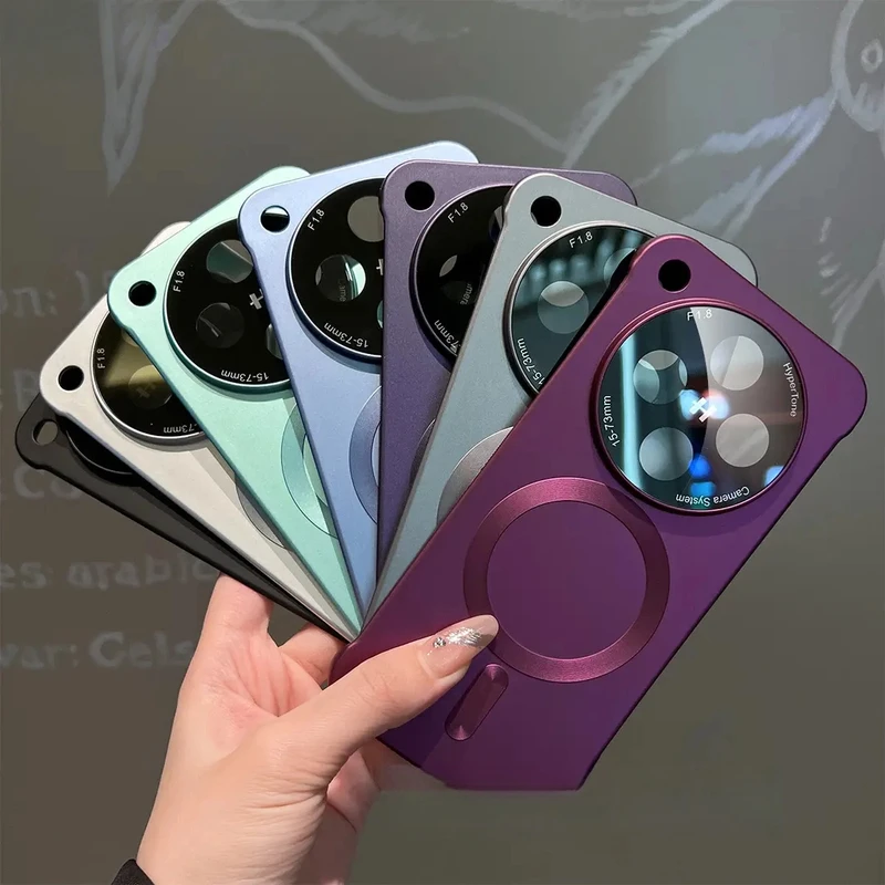 适用oppofindx8手机壳磁吸超薄无边框findx8s镜头全包磨砂硬壳pro