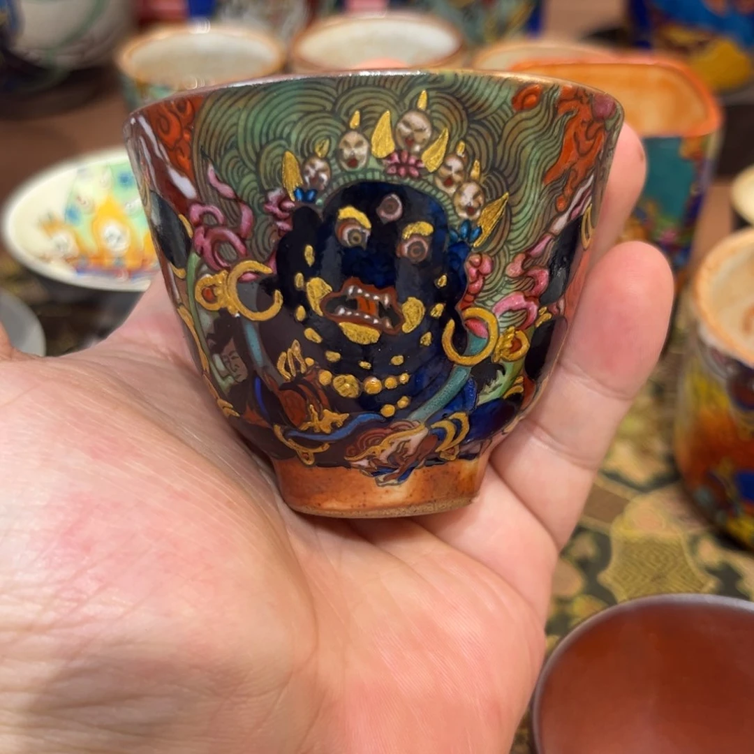 手工制作大黑天杯