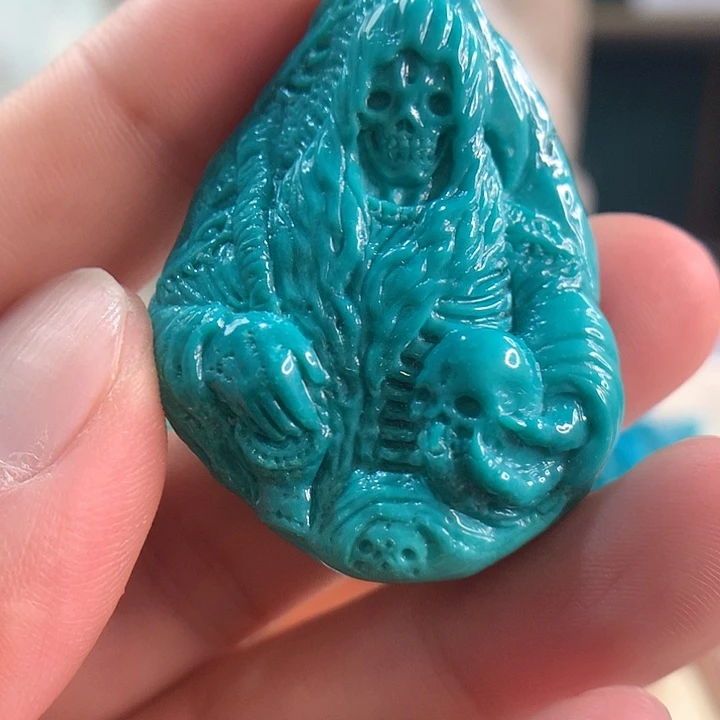 未镶嵌绿松石珠宝奇石