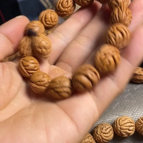 寰***寰碧桃核大肌肉手串