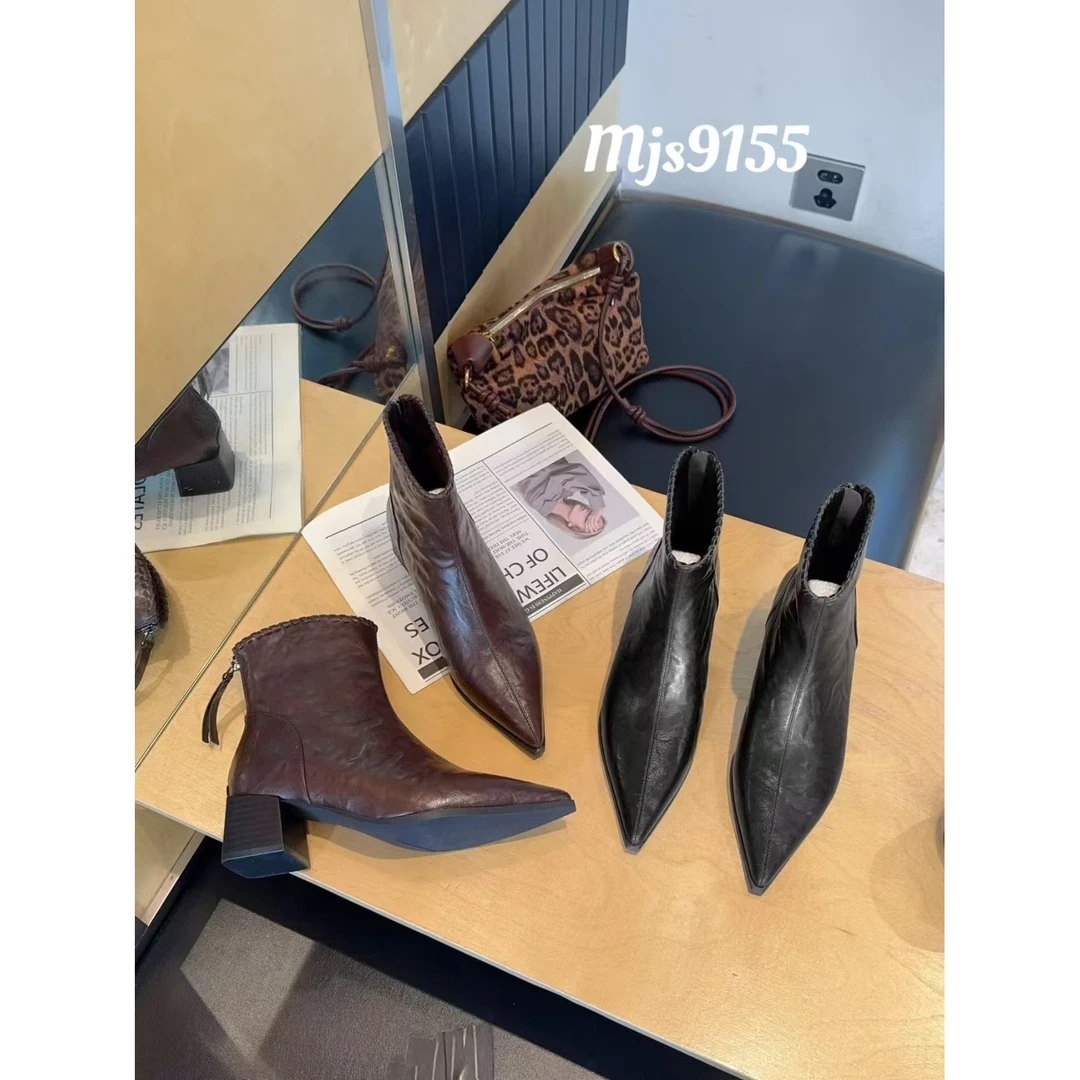 9153尖头瘦瘦靴时尚潮流百搭女靴