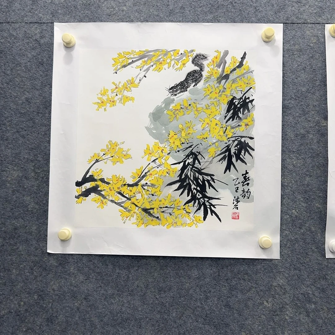 国画国画亲笔手绘