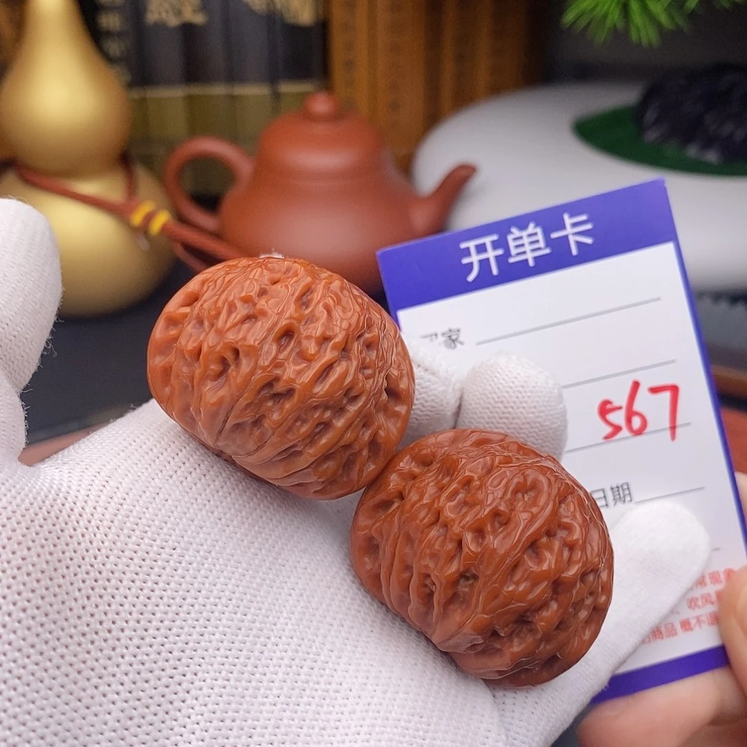 文玩核桃把件40铁锤567