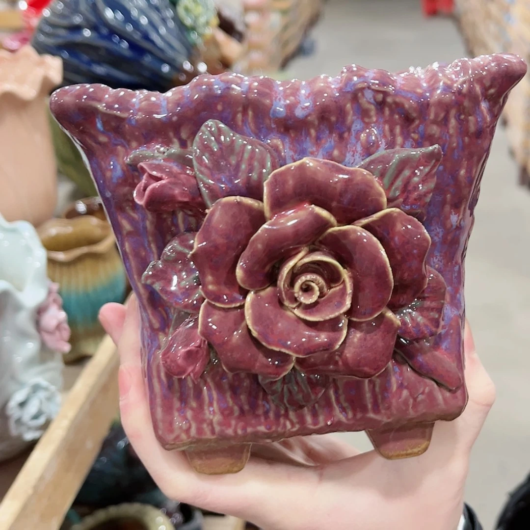 【闪购商品】陶瓷陶瓷多肉植物花盆