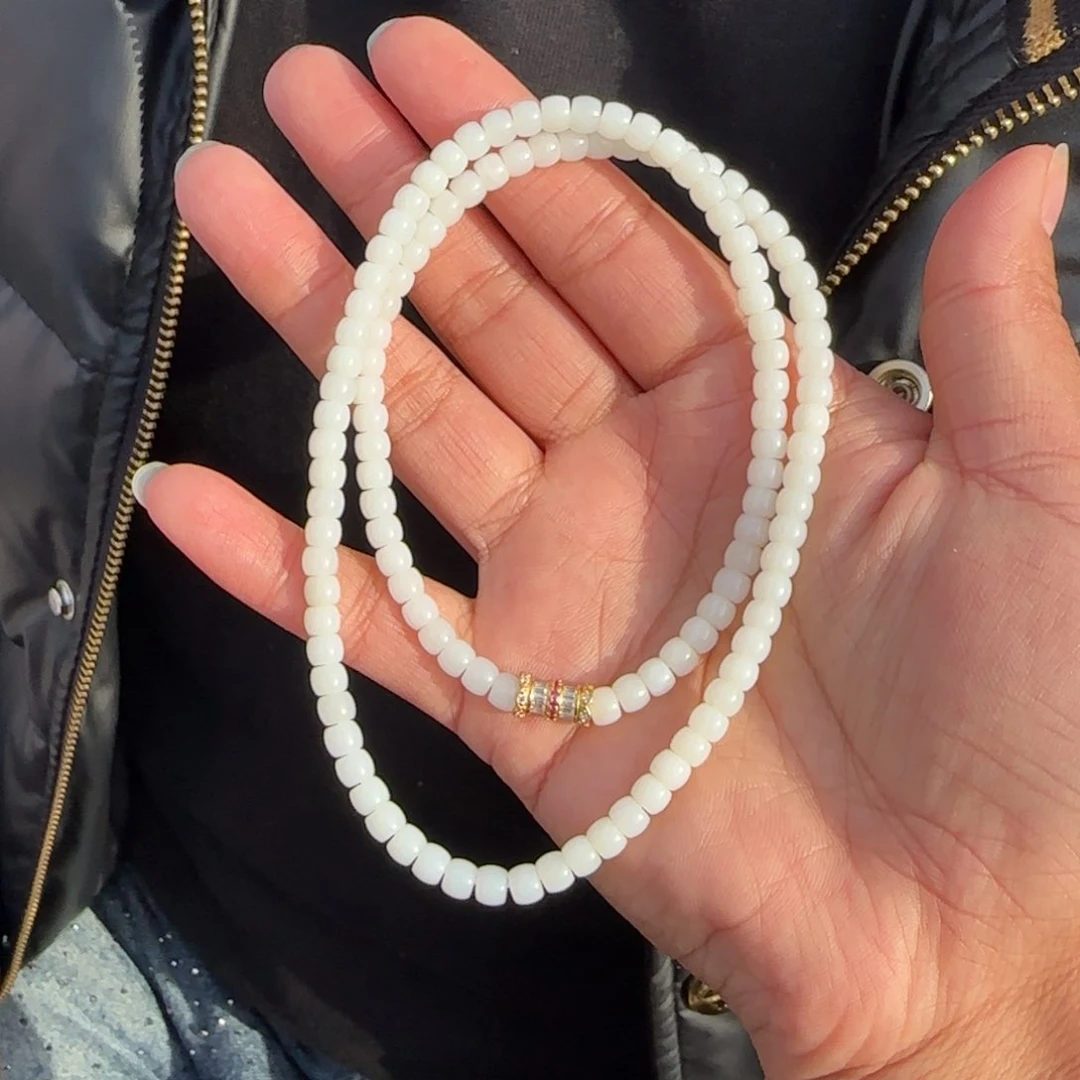 和田玉颈饰未镶嵌