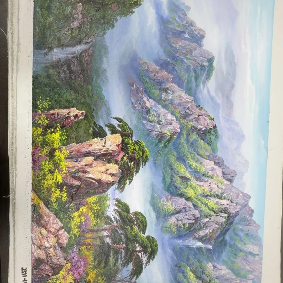 油画加油加油努力加油努力